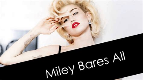 Miley Cyrus Bares All in W Magazine